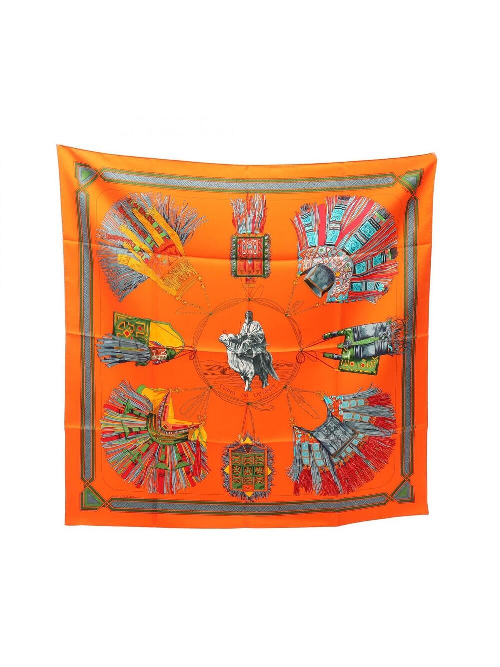Hermes Carre 90 Cuirs Du Desert Scarf #372891H44B